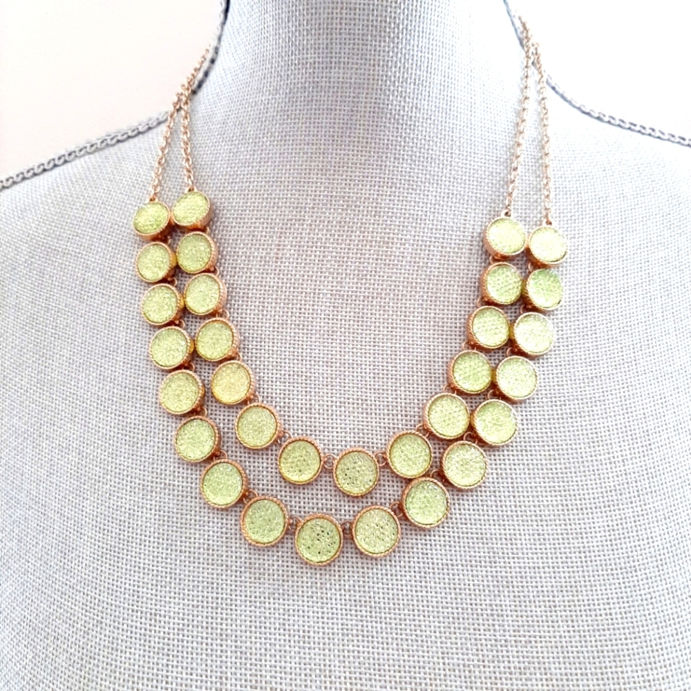Double Strand Statement Necklace